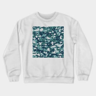 Teal Digital Camouflage Crewneck Sweatshirt